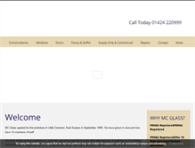 Tablet Screenshot of mcglass.co.uk